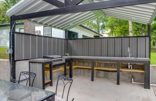 McQueeney House | Outdoor Entertainment Space: Home in McQueeney