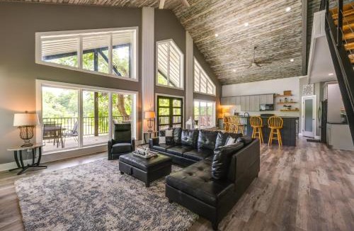 McQueeney House | Outdoor Entertainment Space: Home in McQueeney