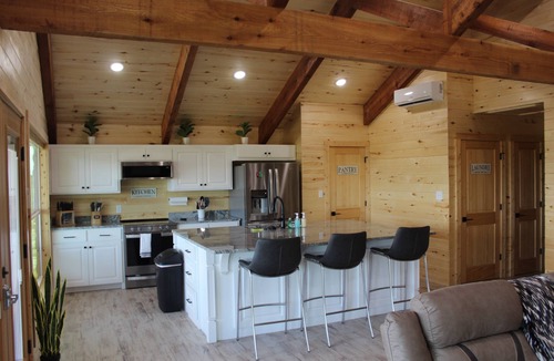 Shreveport Cabin | Owner's Cabin at God's Country Resort with Hot Tub and Spectacular View (2A)