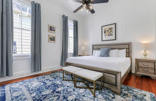 Freret Villa | Prime Uptown Villa with Backyard and EV Parking