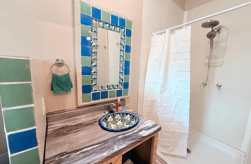 Cut Off House | Private Bayou Guest Suite with King Bed, Kitchenette, Carport & Patio