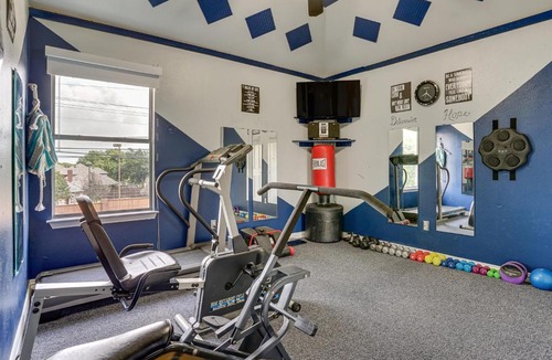 Bedford House | Private Outdoor Oasis! Luxe Bedford Getaway w/Gym