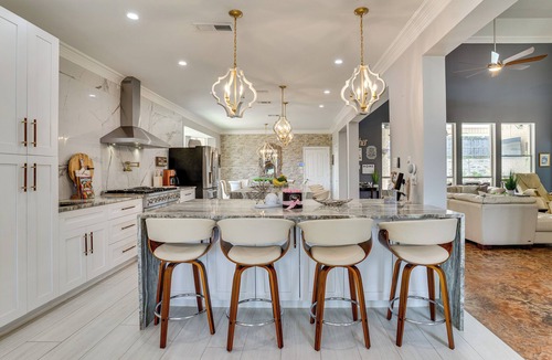 Bedford House | Private Outdoor Oasis! Luxe Bedford Getaway w/Gym