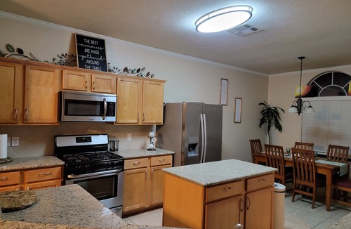 Clodine House | Richmond Retreat 1 story w/backyard patio and playset near 99& Westpark Tollway