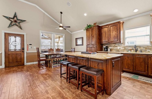 New Braunfels House | River Villas #2 Guadalupe Riverfront Retreat, Outdoor Bar + Kitchen, Decks & Grill, Sleeps 14
