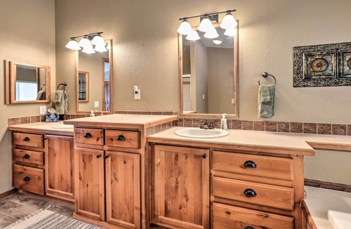 Irwin Cabin | Rustic Escape w/Deck, Hot Tub & Mountain Views