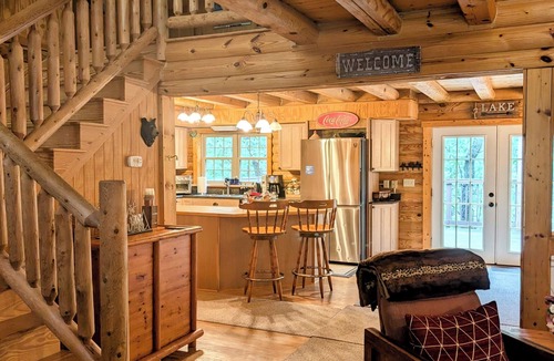 Basye Cabin | Rustic Log Cabin By Bryce Resort XL Game Room Fire Pit Pets Friendly & More