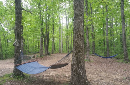 Caddo Gap Cabin | Secluded River Cabin Retreat with Outdoor Bathhouse and Kayaks on 80 acres!