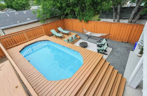 Kessler House | Serenity Pool + Patio Hideaway in Dallas