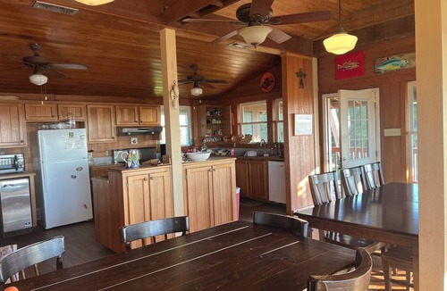 Grand Isle House | Spacious Beachfront Home with spectacular views and 30 feet from great fishing!