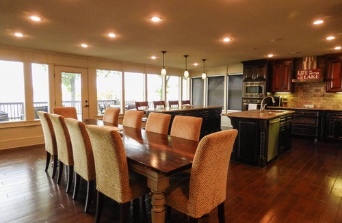 Heber Springs House | Stunning Views of Greers Ferry Lake! Pool Table, Fire Pit, Large Deck, & More