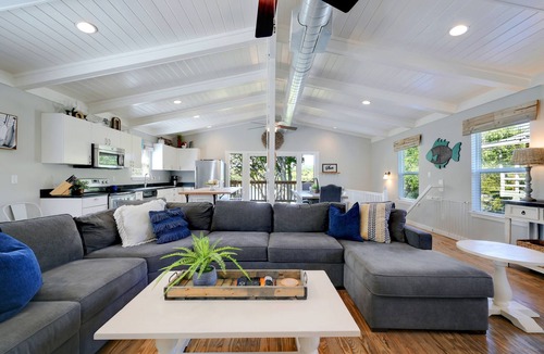 Burnet House | SUMMER READY NEW TIKI BAR - HUGE DOCK, Rope Swing Open Water Cozy and updated