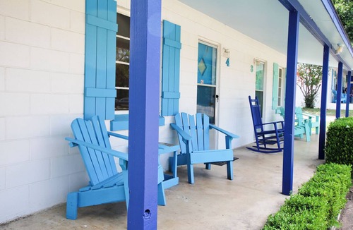 Kingsland Cabin | Sunfish Studio 6: Pool, Private Dock, Firepit!