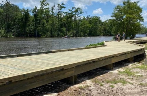 Lake Charles RV Rental | Tentrr State Park Site - Louisiana Sam Houston Jones State Park - Lagoon View A