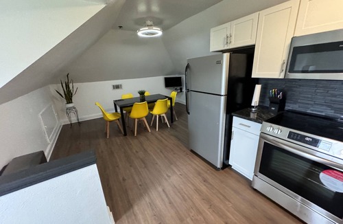 Algiers House | This two-story modern retreat house is the perfect spot to rest and relax.