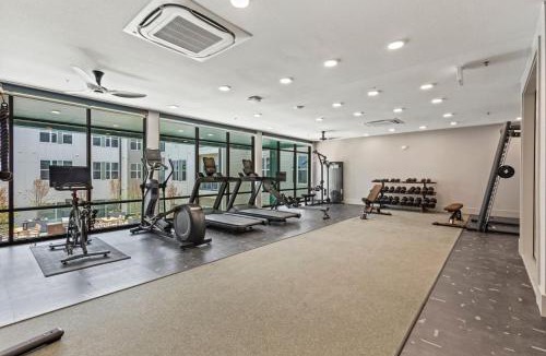 Oak Cliff Apartment | Trendy Bishop Arts Game Room, Gym and Yoga