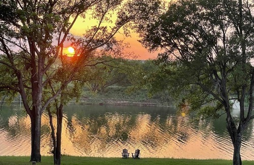 Marble Falls Cabin | Two Lakefront Yurts Hot Tubs, Kayaks, Dog Friendly