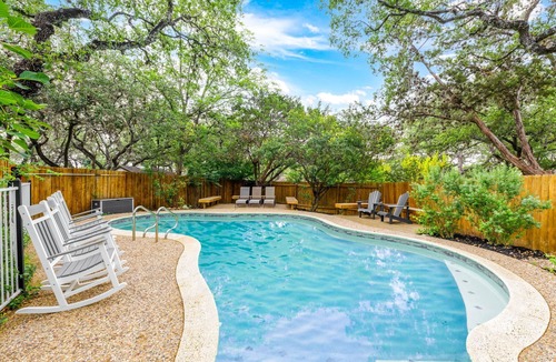 Wetmore House | Vacation Oasis with Gorgeous Yard & Heated Pool: Six Flags, Sea World, JBSA’s