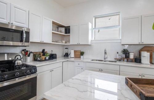 Central City Apartment | Vibrant Gray Downtown Loft