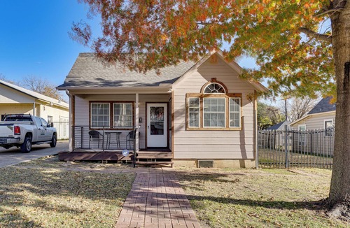Handley House | Walk to Shops: Centrally Located Fort Worth Home
