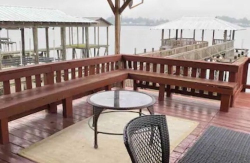 Jarreau House | Waterfront property w/private pool .amazing back deck to sit and water gaze!