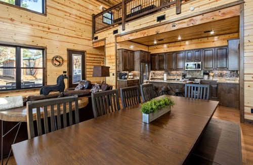 Antlers Cabin | Welcome to The Sanctuary, a peaceful mountain retreat designed for connection, comfort, and unforgettable views. From cozy fireplaces to expansive outdoor spaces overlooking White Rock Mountain.