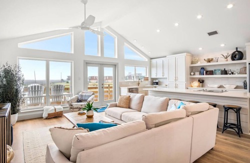 Sand Point House | Your Beach Retreat Awaits: Game Room, Community Pool & Easy Beach Access