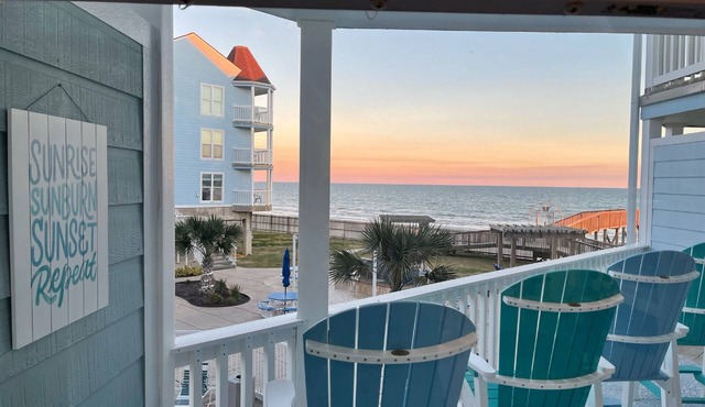🌊 2/2 Seascape, Galveston Ocean View, Large Balcony, Washer/Dryer in Unit