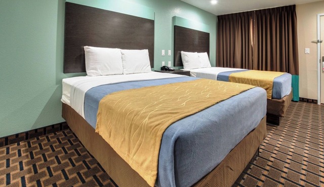2 Queen Beds Kitchenette Non Smoking - Scottish Inns, Microwave, Free Parking