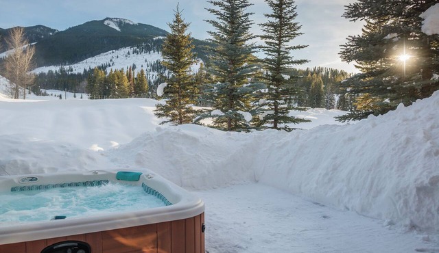 Backs onto Greywolf 9-Private Hot Tub-Amazing Views-Deck-BBQ- Ski-in/Out Sunbird in Panorama