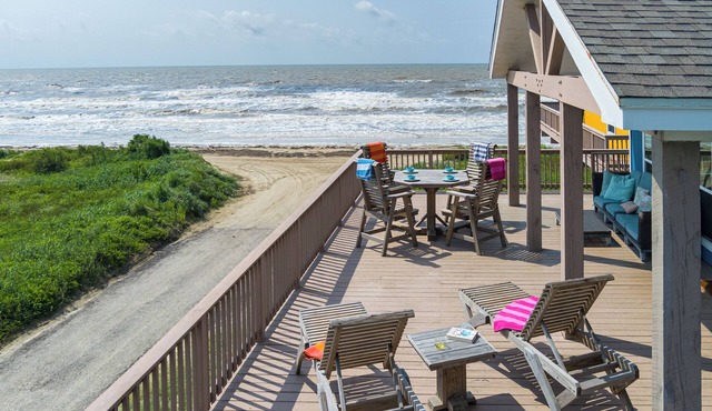 Beachfront Views Steps to the Sand Dog Friendly Sleeps 8