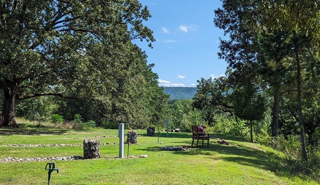 Beautiful RV camping in the heart of the Ouachita National Forest.