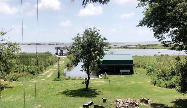 Camp Paradise located on the marsh in Pecan Island