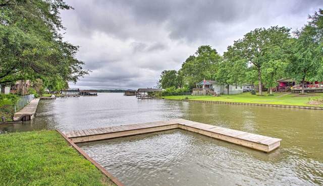 Cedar Creek Reservoir Home w/Private Boat Launch!