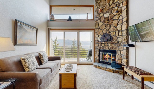 Charming Mountain View Condo with WiFi, Fireplace in Silverthorne