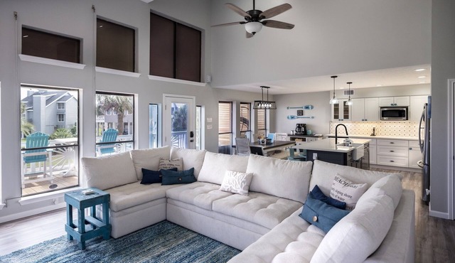 Coastal Comfort Where Kids & Pets Feel at Home: Sip, Sit, and Soak it in.