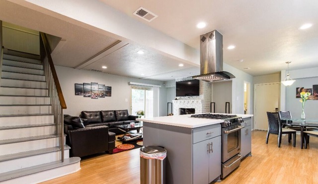 Contemporary home with a private pool nestled in the heart of East Dallas