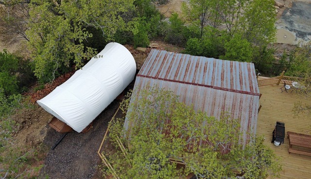 Covered Wagon in Mineral Wells