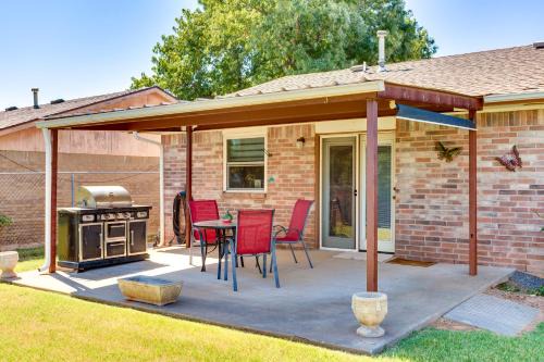 Cozy Oklahoma Retreat w/Covered Patio & Gas Grill