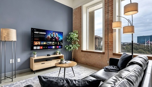 Dallas Skyline Views- King Beds -Free Valet - Walk to Conv Ctr - 24hr Gym - Pool