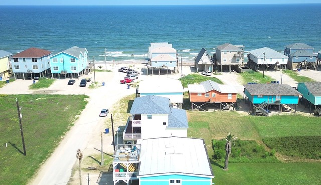 Expansive ocean views from double decks, just steps to beach