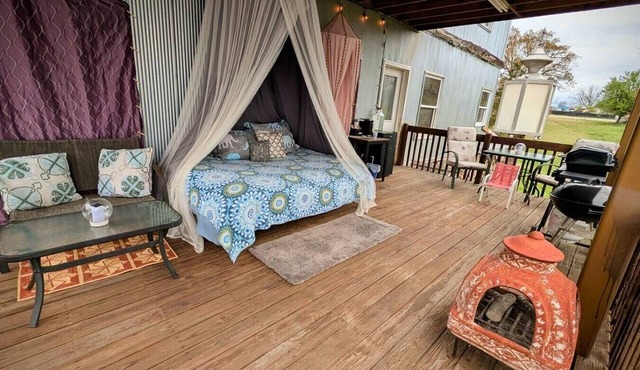 Glamping Deck Amazing View! in Oden
