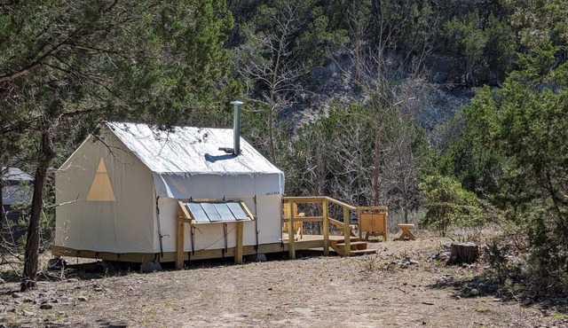Glamping Tents 1, 2, 3 in Vanderpool