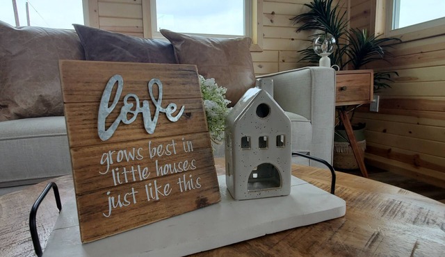 Gorgeous tiny home cabin!Perfect for couples, small families or business travel! in Georgetown