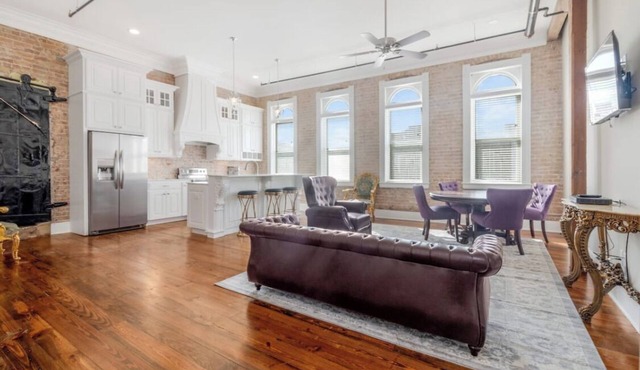 Historic downtown apartment with a view