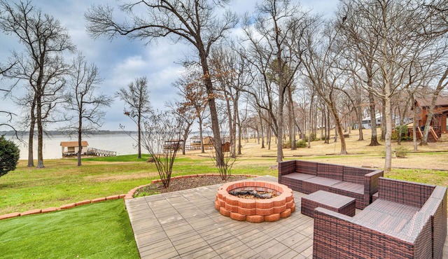 Home on Lake Fork: Patio, Grill & Fire Pit!