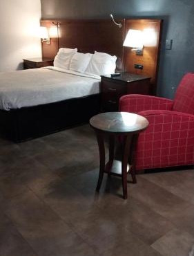 King Bed Hotel Room 118