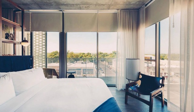 King Suite with Soaking Tub & Balcony in Austin in Austin