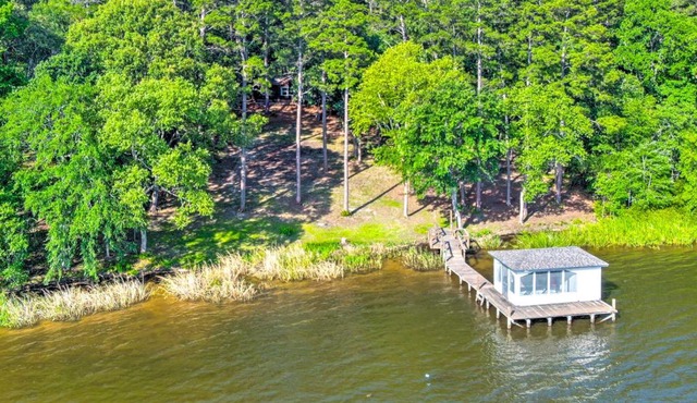 Lakefront Crockett Cabin w/Boathouse & Kayaks!