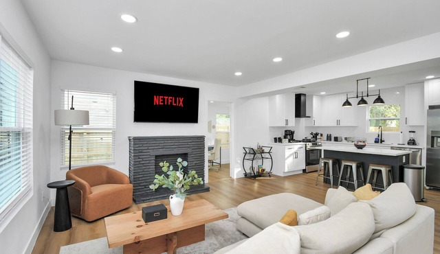 Media Room & Patio - Downtown View- 4 Bedrooms